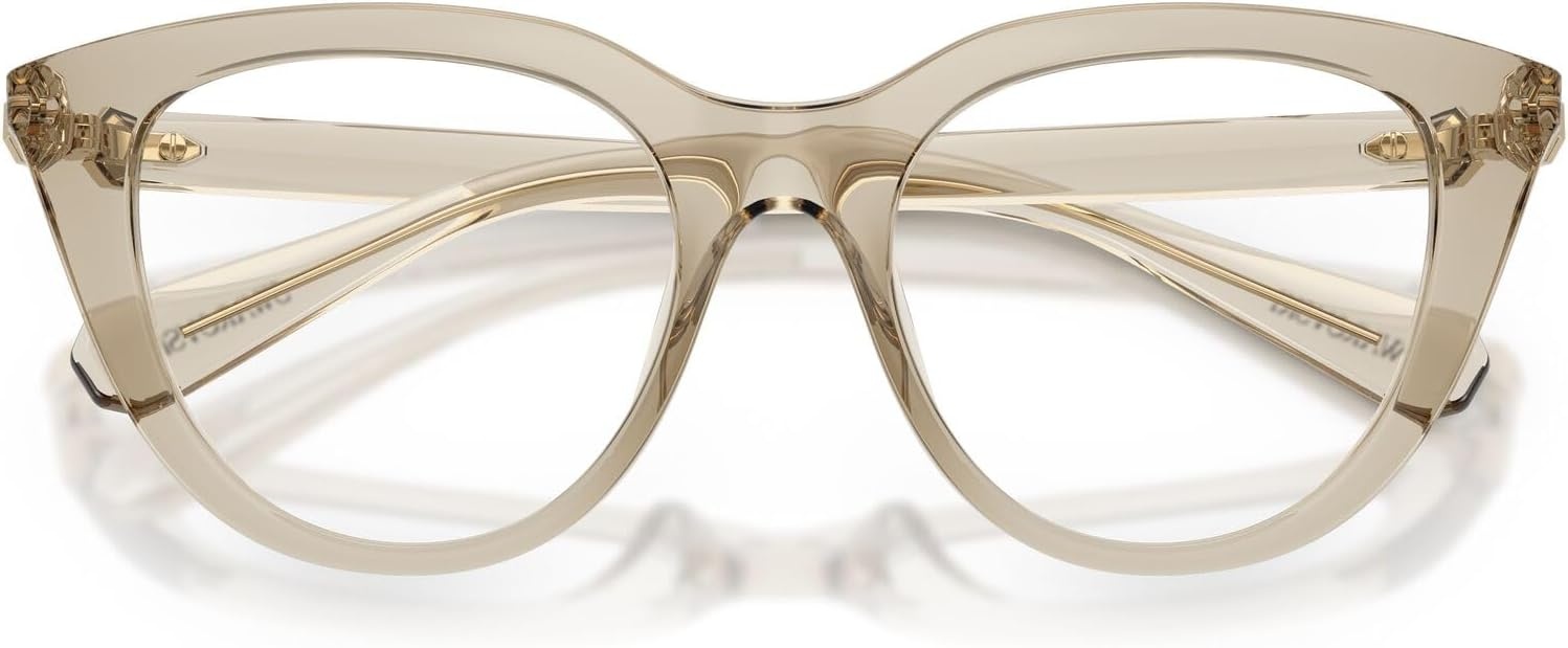 image:imageSwarovski Womens Sk2052 Cat Eye Prescription Eyewear FramesTransparent BeigeDemo Lens