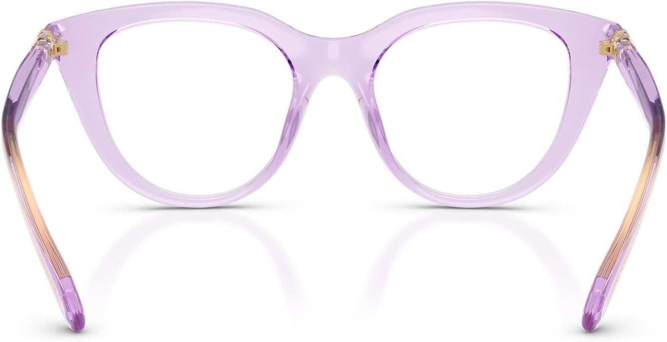 image:imageSwarovski Womens Sk2052 Cat Eye Prescription Eyewear FramesTransparent LilacDemo Lens