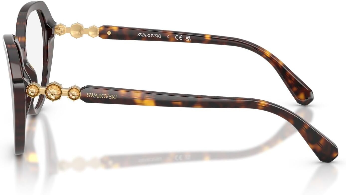 image:imageSwarovski Womens Sk2054 Cat Eye Prescription Eyewear FramesHavanaDemo Lens