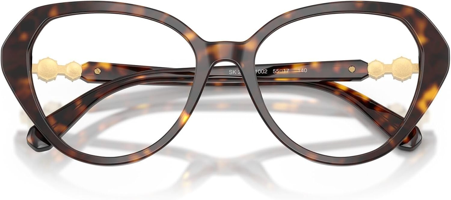 image:imageSwarovski Womens Sk2054 Cat Eye Prescription Eyewear FramesHavanaDemo Lens