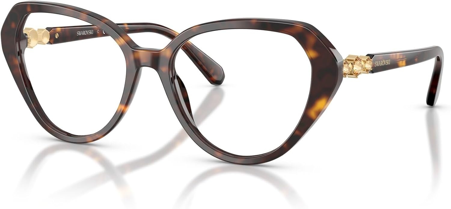 image:imageSwarovski Womens Sk2054 Cat Eye Prescription Eyewear FramesHavanaDemo Lens
