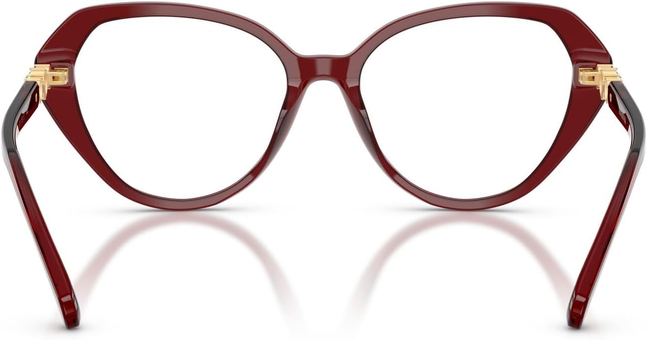 image:imageSwarovski Womens Sk2054 Cat Eye Prescription Eyewear FramesTransparent BurgundyDemo Lens