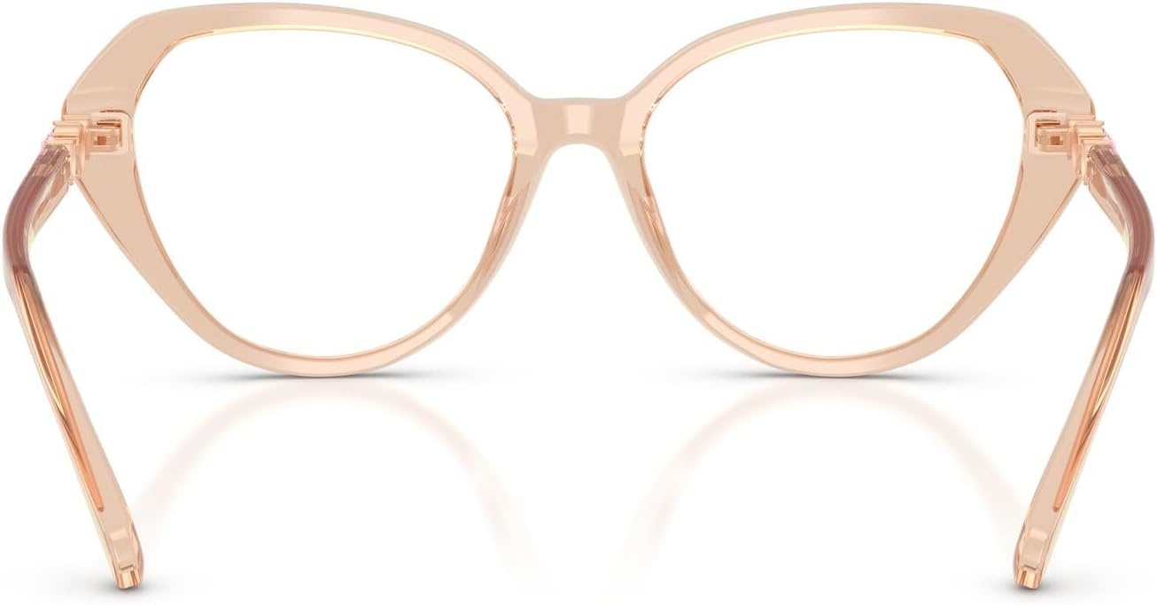 image:imageSwarovski Womens Sk2054f Low Bridge Fit Cat Eye Prescription Eyewear FramesTransparent BeigeDemo Lens