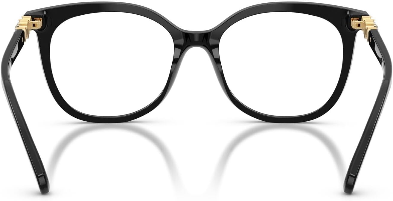 image:imageSwarovski Womens Sk2055 Round Prescription Eyewear FramesBlackDemo Lens