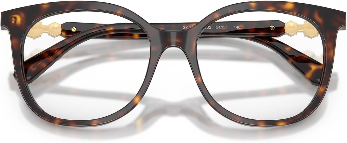 image:imageSwarovski Womens Sk2055 Round Prescription Eyewear FramesHavanaDemo Lens