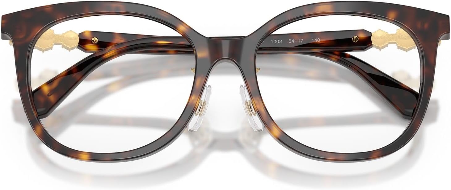 image:imageSwarovski Womens Sk2055f Low Bridge Fit Round Prescription Eyewear FramesHavanaDemo Lens