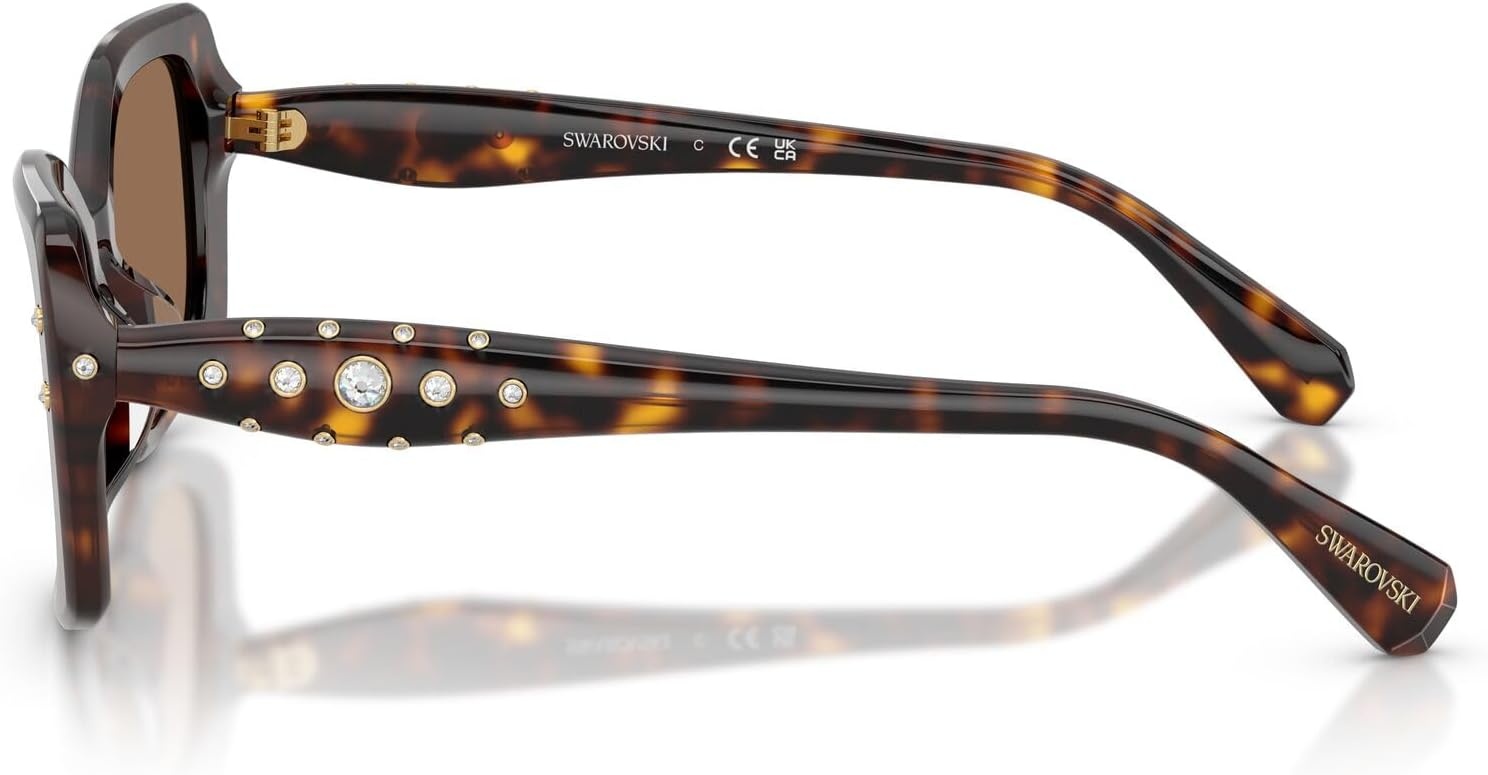 image:imageSwarovski Womens Sk6058u Universal FitHavanaDark Brown