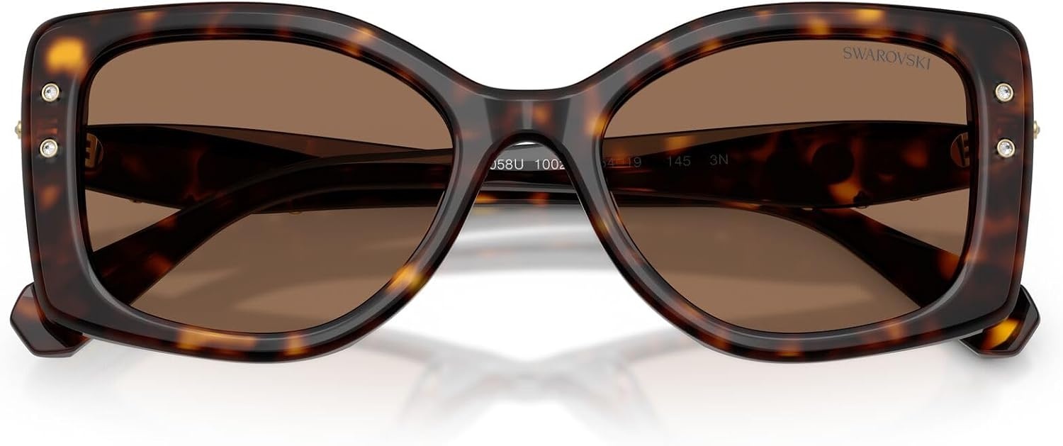 image:imageSwarovski Womens Sk6058u Universal FitHavanaDark Brown