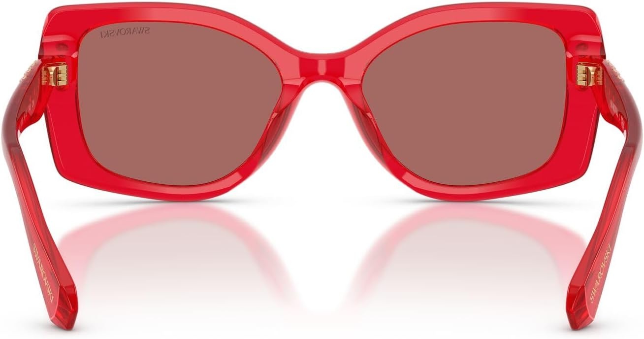 image:imageSwarovski Womens Sk6058u Universal FitTransparent RedDark Violet