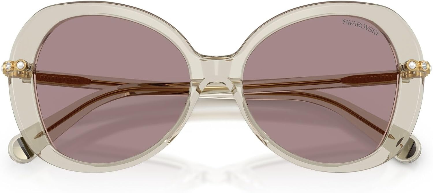 image:imageSwarovski Womens Sk6059Transparent BeigeViolet
