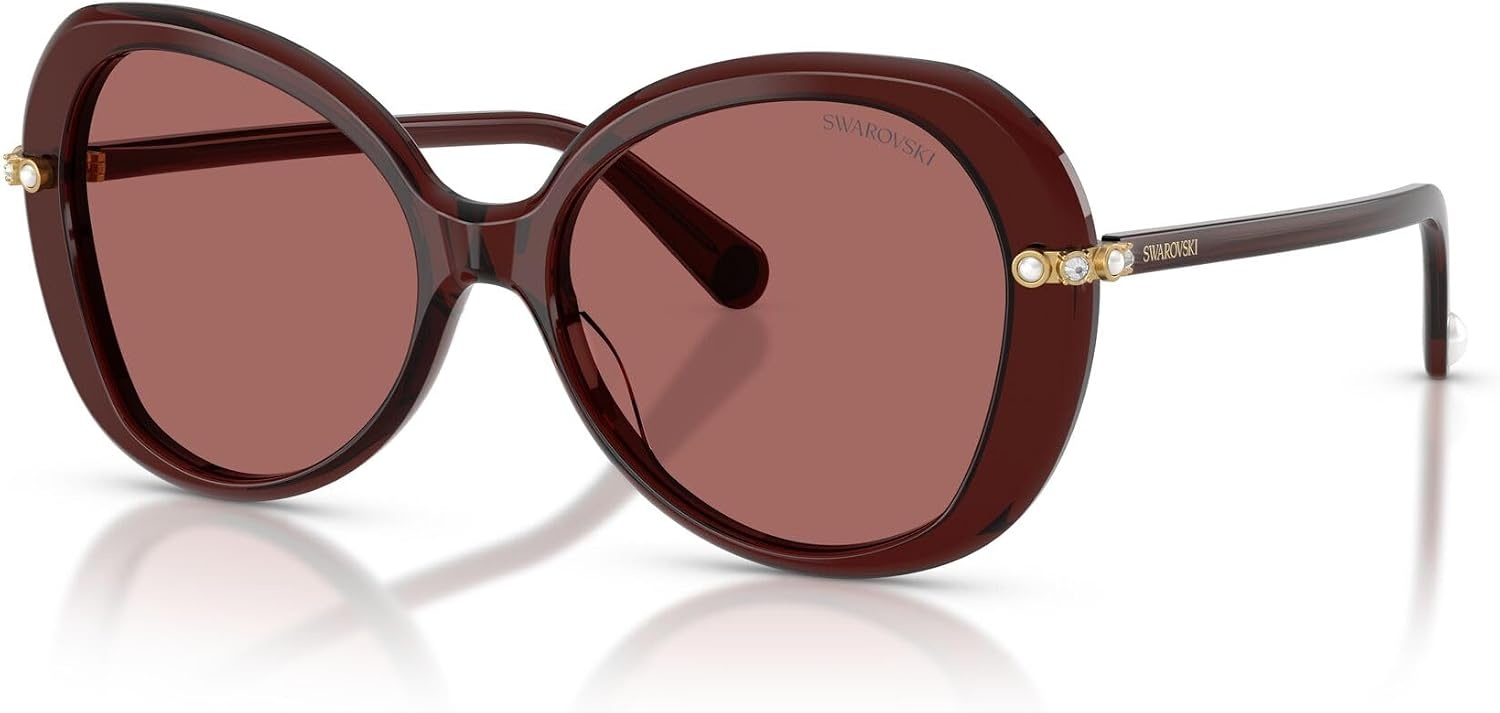 image:imageSwarovski Womens Sk6059Transparent BurgundyDark Violet