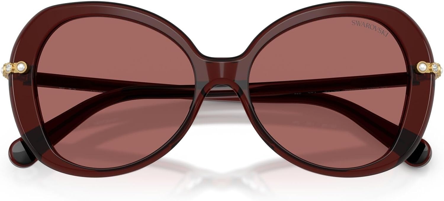 image:imageSwarovski Womens Sk6059Transparent BurgundyDark Violet