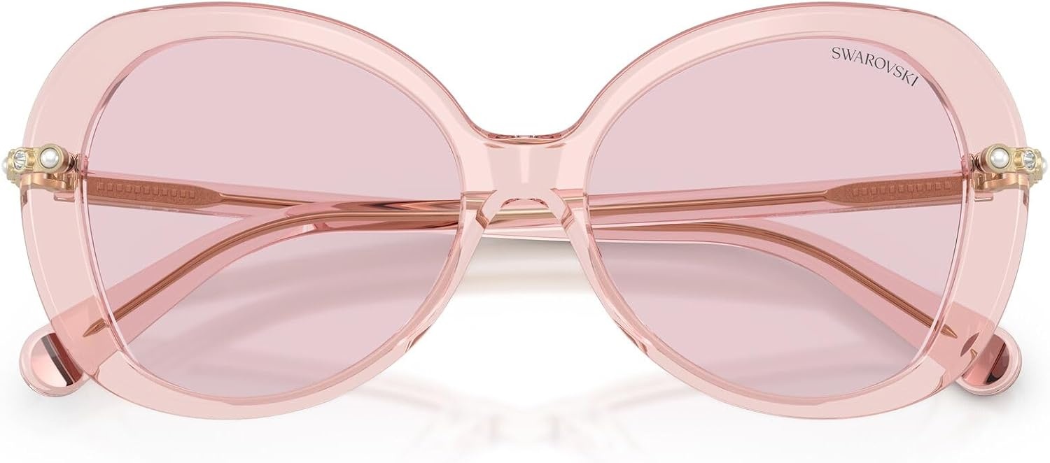 image:imageSwarovski Womens Sk6059Transparent PinkPhotochromic Pink to Dark Pink Polarized