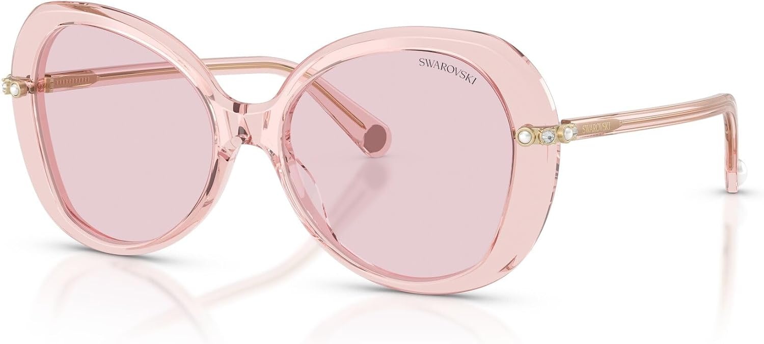 image:imageSwarovski Womens Sk6059Transparent PinkPhotochromic Pink to Dark Pink Polarized