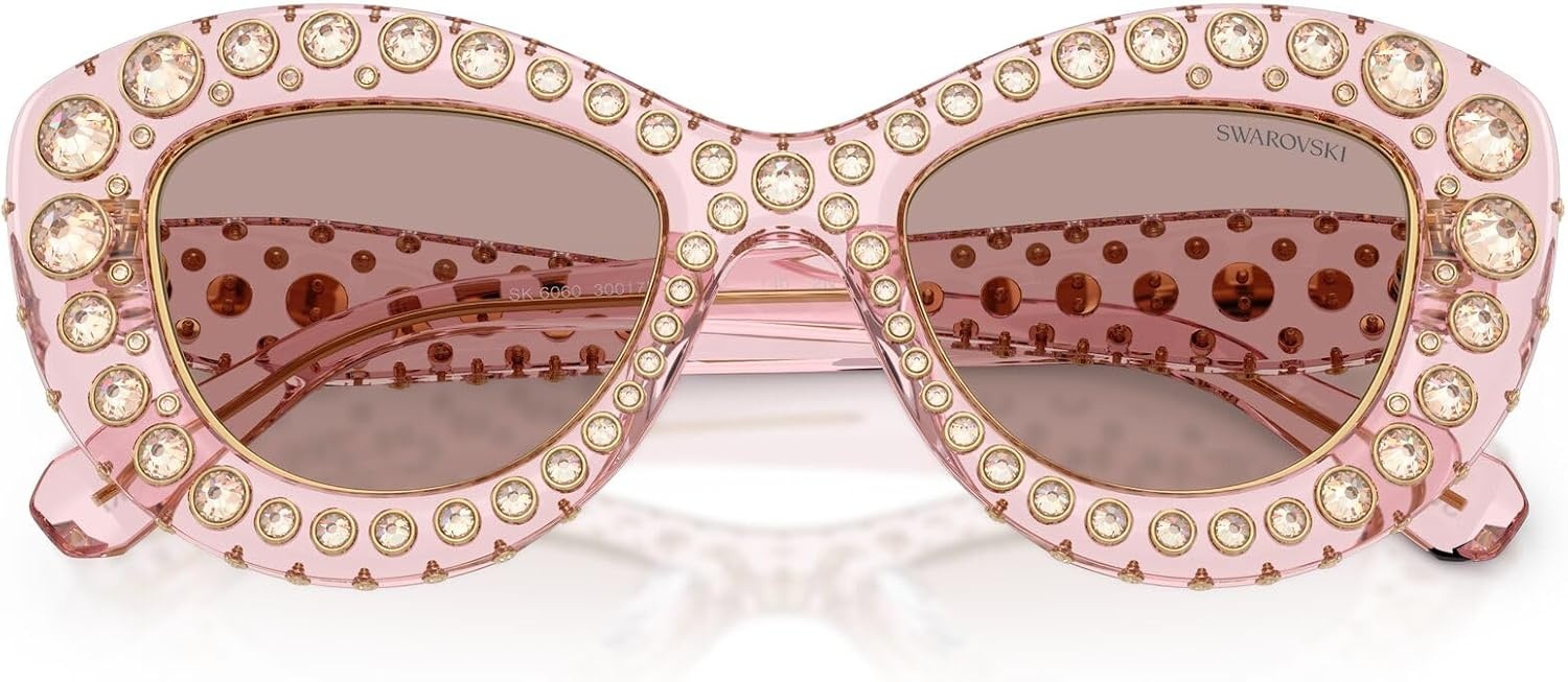 image:imageSwarovski Womens Sk6060Transparent PinkLight Purple Brown