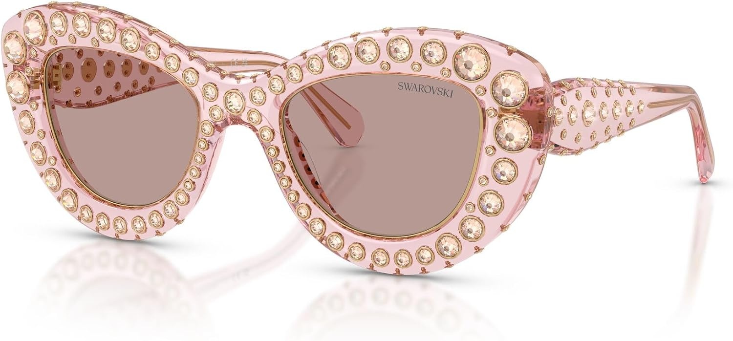 image:imageSwarovski Womens Sk6060Transparent PinkLight Purple Brown