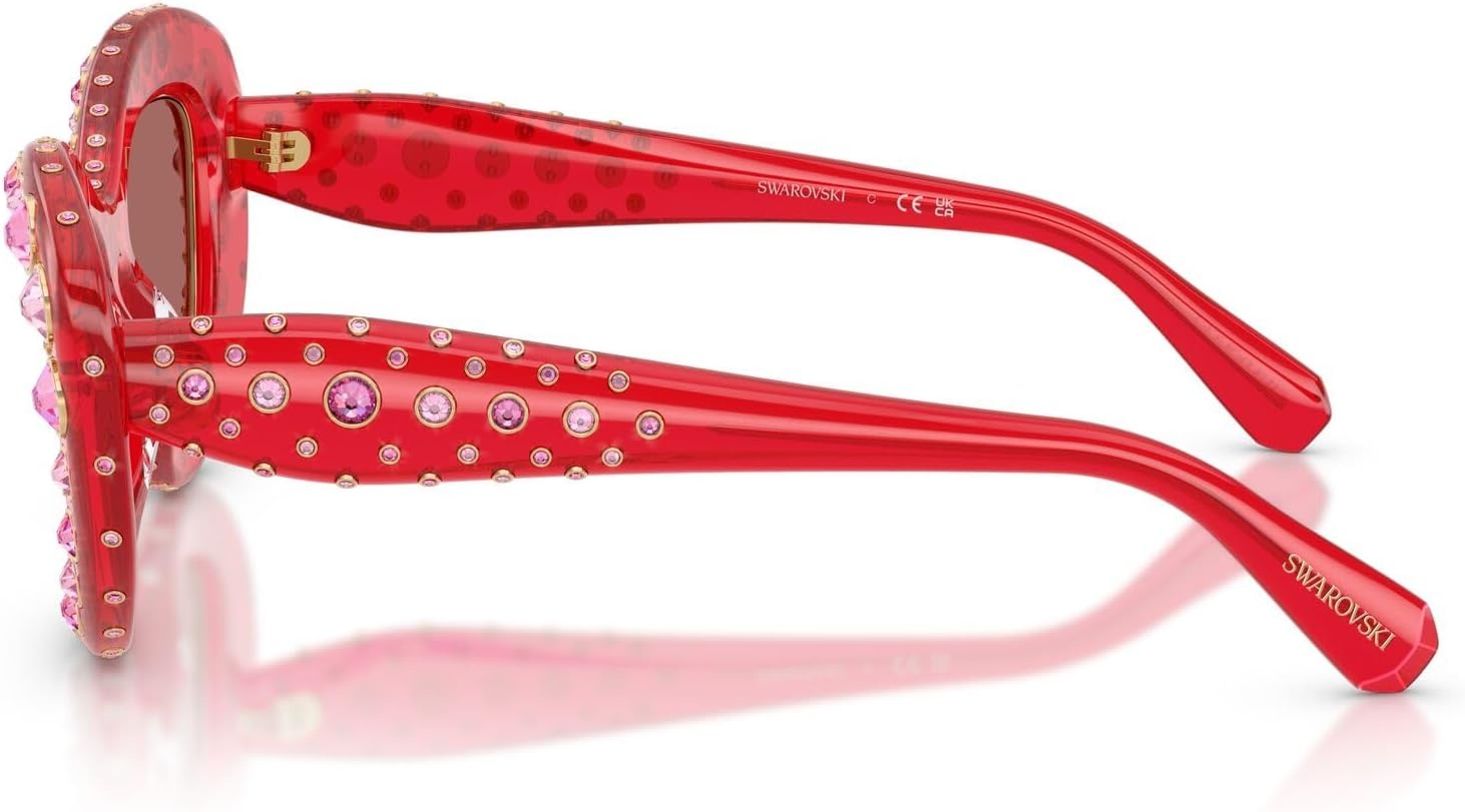 image:imageSwarovski Womens Sk6060Transparent RedDark Violet