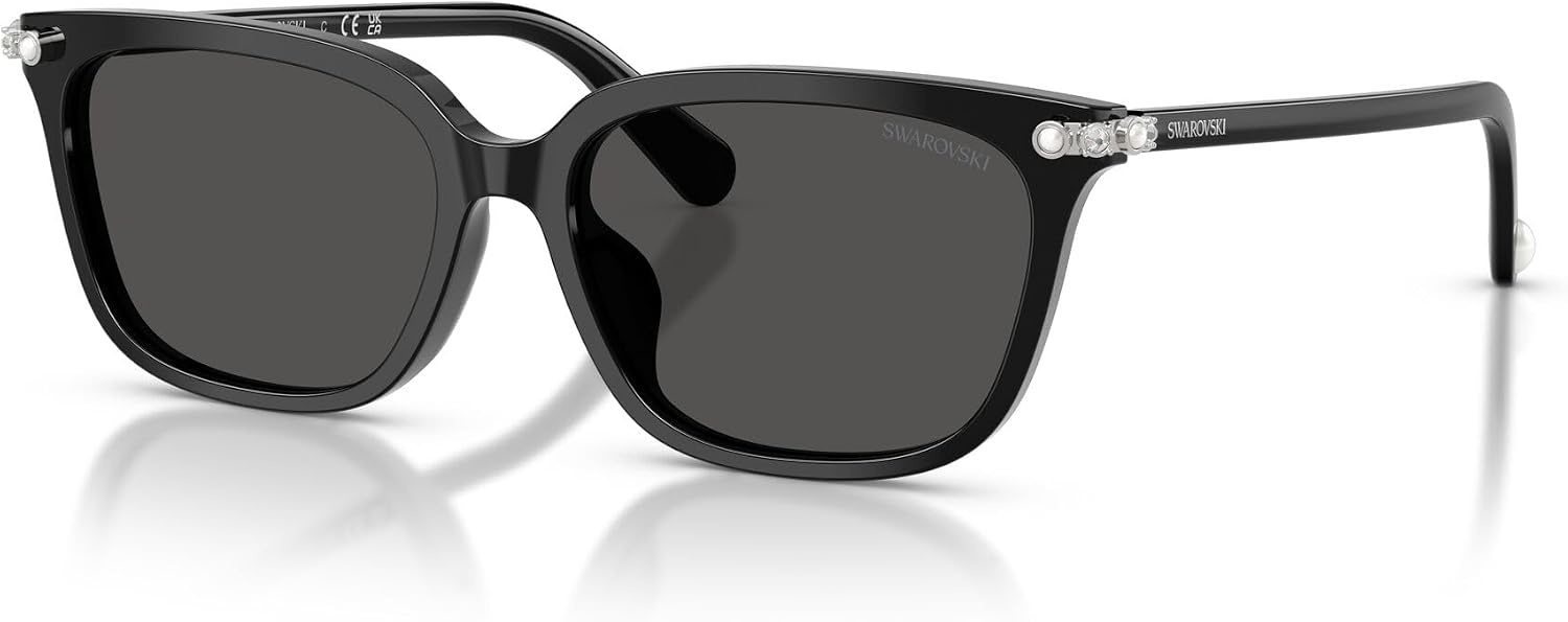 image:imageSwarovski Womens Sk6064d Low Bridge FitBlackDark Grey