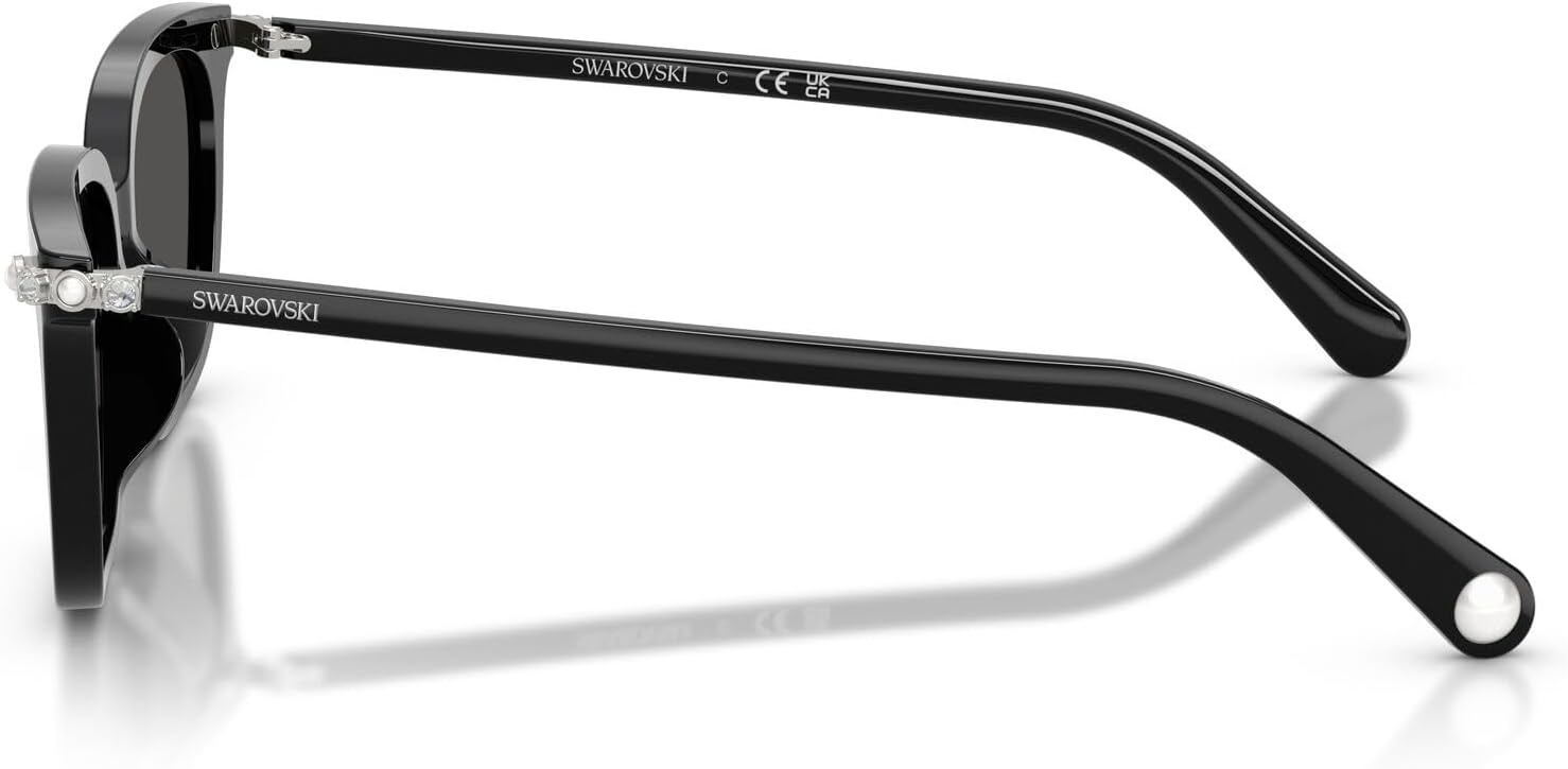 image:imageSwarovski Womens Sk6064d Low Bridge FitBlackDark Grey