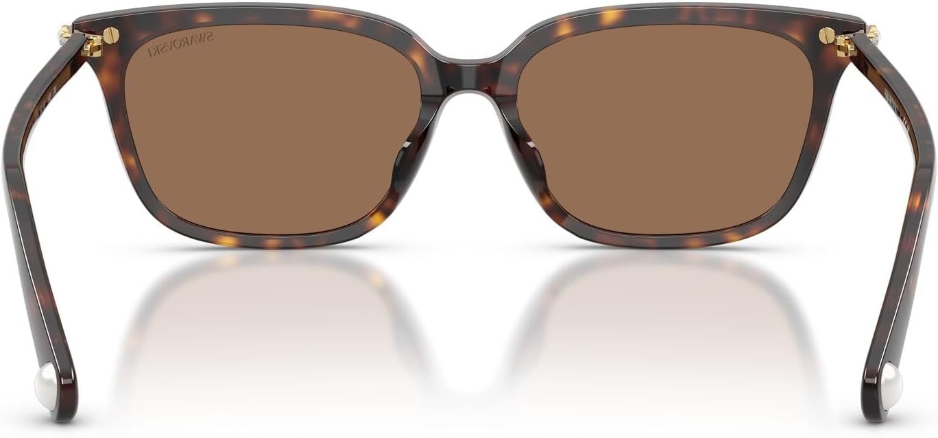 image:imageSwarovski Womens Sk6064d Low Bridge FitHavanaDark Brown