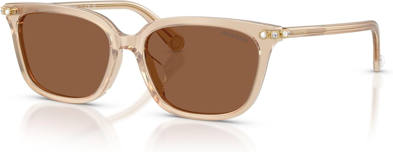 image:imageSwarovski Womens Sk6064d Low Bridge FitMilky BeigeBronze