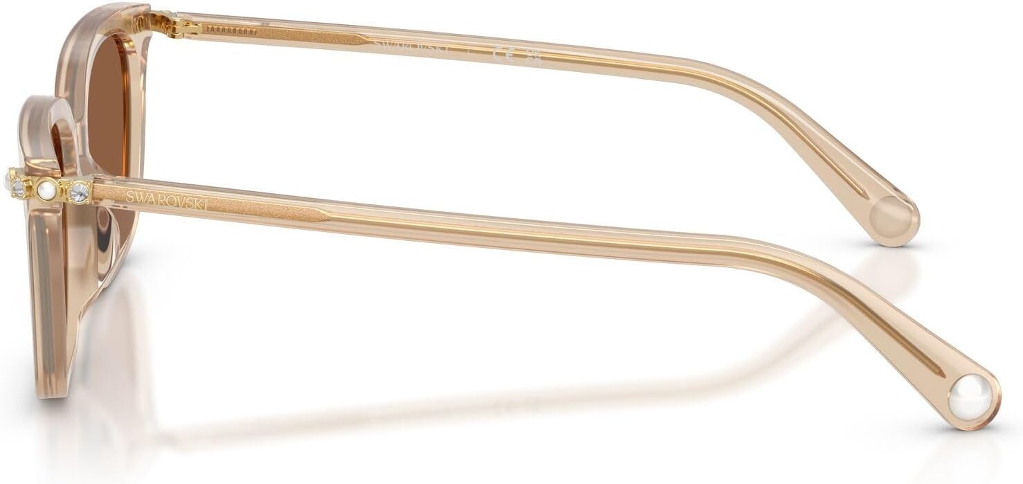 image:imageSwarovski Womens Sk6064d Low Bridge FitMilky BeigeBronze