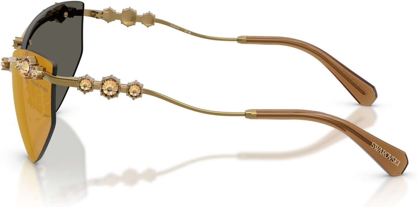 image:imageSwarovski Womens Sk7039GoldBrown Mirrored Gold