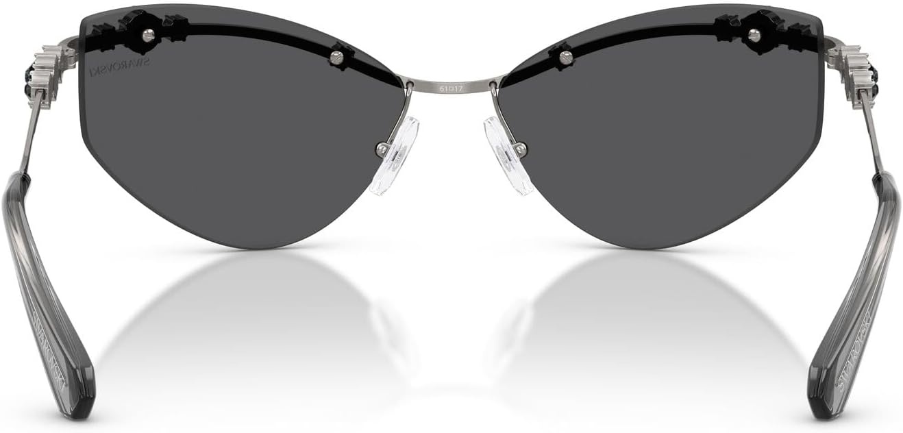 image:imageSwarovski Womens Sk7039GunmetalGrey Mirrored Black