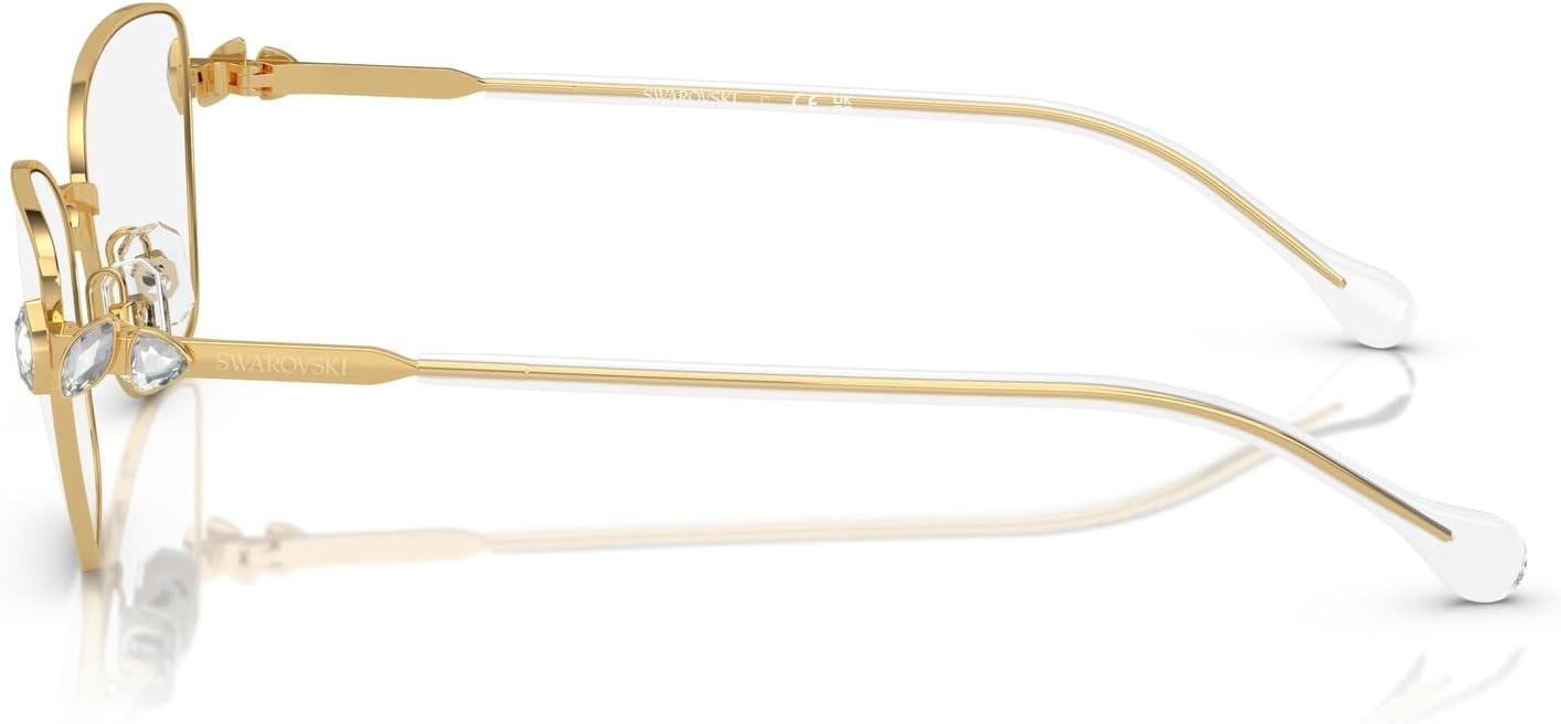 image:imageSwarovski womens Sk1006 Square Prescription Eyewear FramesGoldDemo Lens