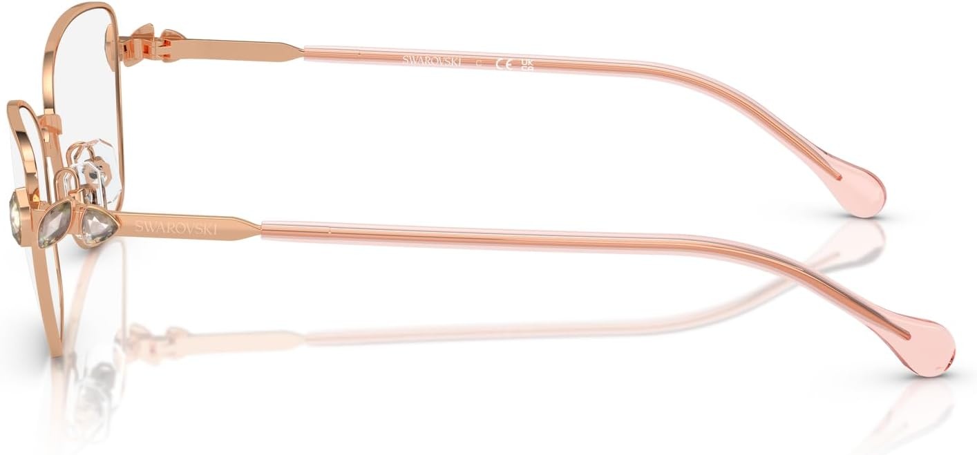 image:imageSwarovski womens Sk1006 Square Prescription Eyewear FramesRose GoldDemo Lens