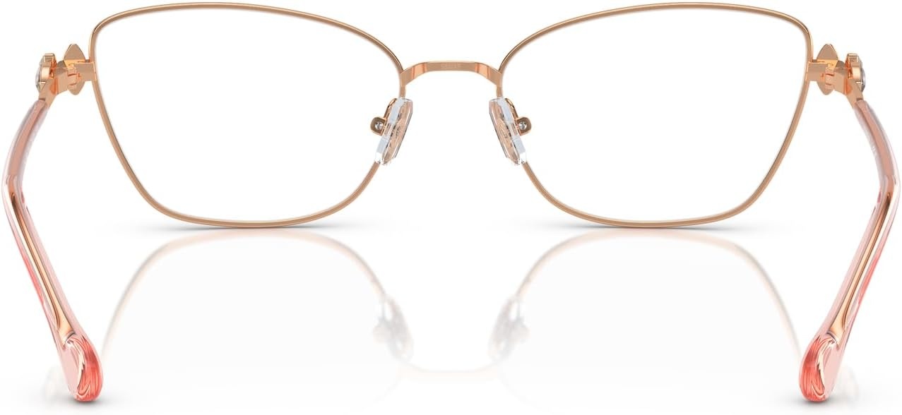 image:imageSwarovski womens Sk1006 Square Prescription Eyewear FramesRose GoldDemo Lens
