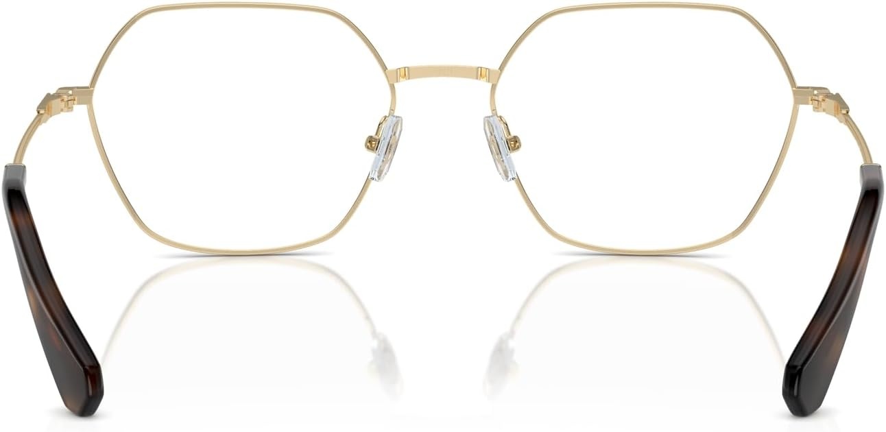 image:imageSwarovski womens Sk1011 Hexagonal Prescription Eyewear FramesPale GoldDemo Lens