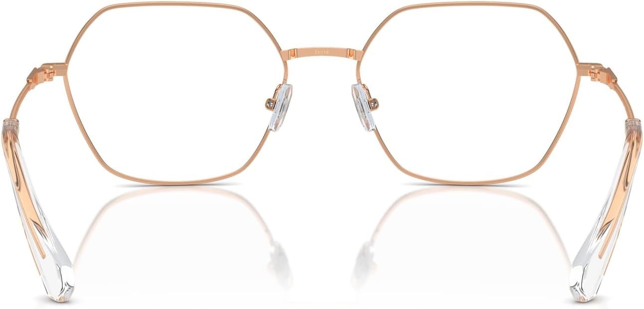 image:imageSwarovski womens Sk1011 Hexagonal Prescription Eyewear FramesRose GoldDemo Lens