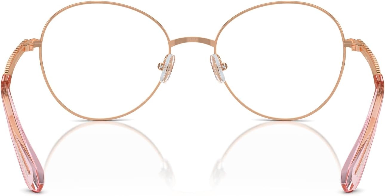 image:imageSwarovski womens Sk1013 Round Prescription Eyewear FramesRose GoldDemo Lens