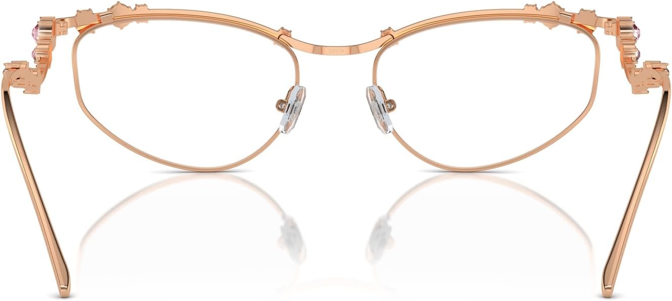 image:imageSwarovski womens Sk1015 Cat Eye Prescription Eyewear FramesRose GoldDemo Lens