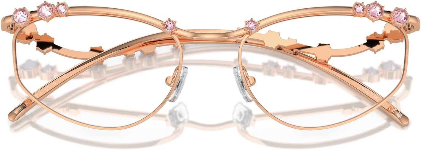 image:imageSwarovski womens Sk1015 Cat Eye Prescription Eyewear FramesRose GoldDemo Lens