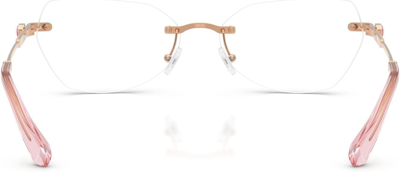 image:imageSwarovski womens Sk1031 Hexagonal Prescription Eyewear FramesRose GoldDemo Lens