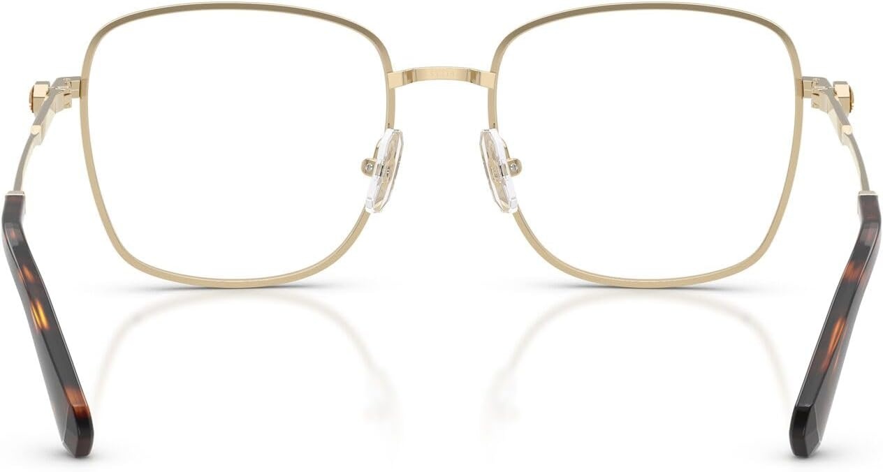 image:imageSwarovski womens Sk1036 Square Prescription Eyewear FramesPale GoldDemo Lens