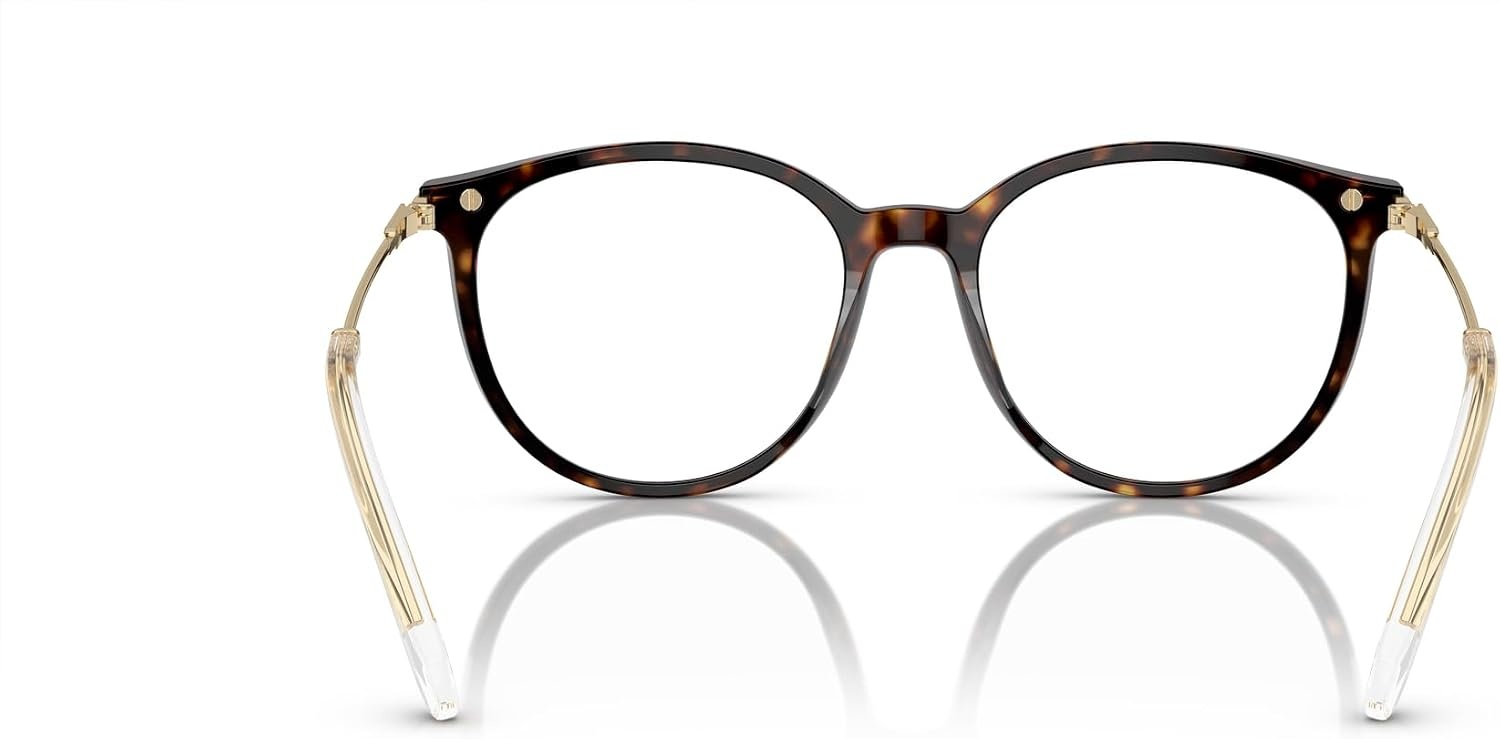 image:imageSwarovski womens Sk2009 Round Prescription Eyewear FramesDark HavanaDemo Lens