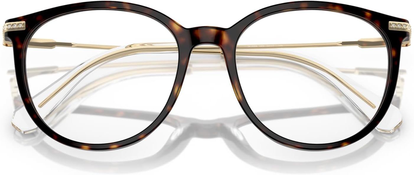 image:imageSwarovski womens Sk2009 Round Prescription Eyewear FramesDark HavanaDemo Lens