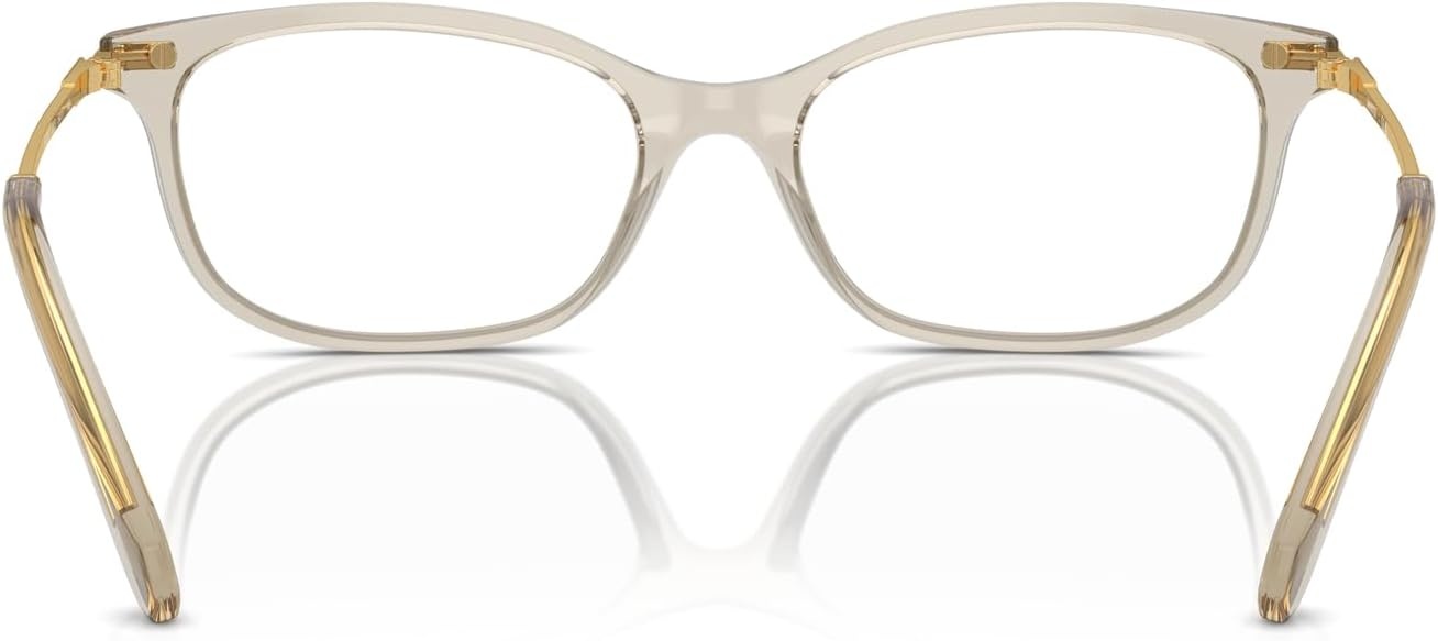 image:imageSwarovski womens Sk2017 Rectangular Prescription Eyewear FramesTransparent BeigeDemo Lens