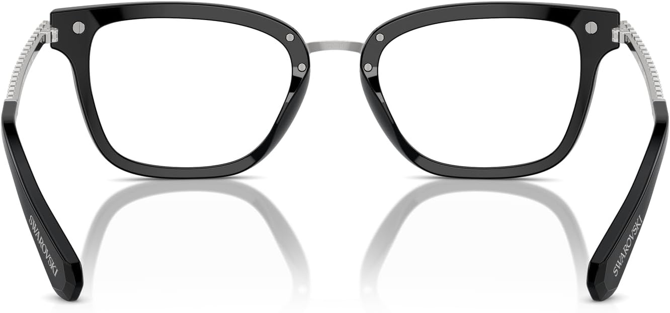 image:imageSwarovski womens Sk2018 Square Prescription Eyewear FramesBlackDemo Lens
