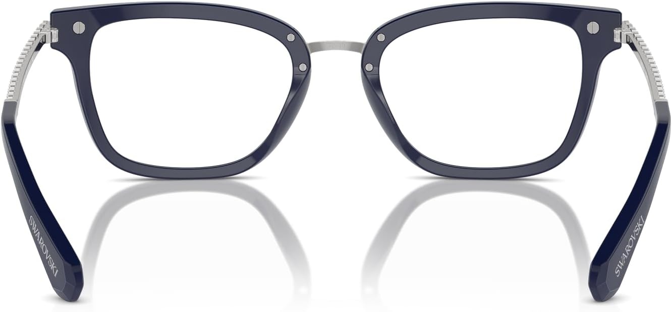 image:imageSwarovski womens Sk2018 Square Prescription Eyewear FramesBlueDemo Lens