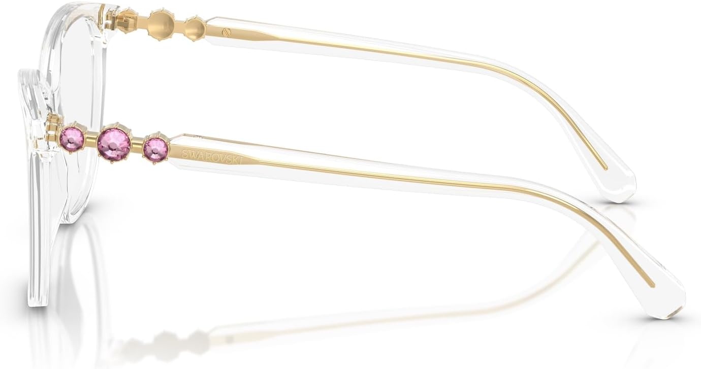 image:imageSwarovski womens Sk2020 Square Prescription Eyewear FramesCrystalDemo Lens