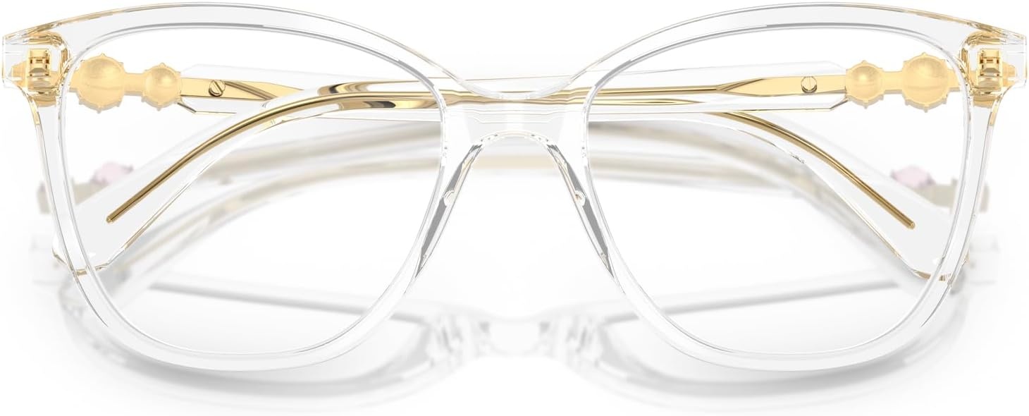 image:imageSwarovski womens Sk2020 Square Prescription Eyewear FramesCrystalDemo Lens