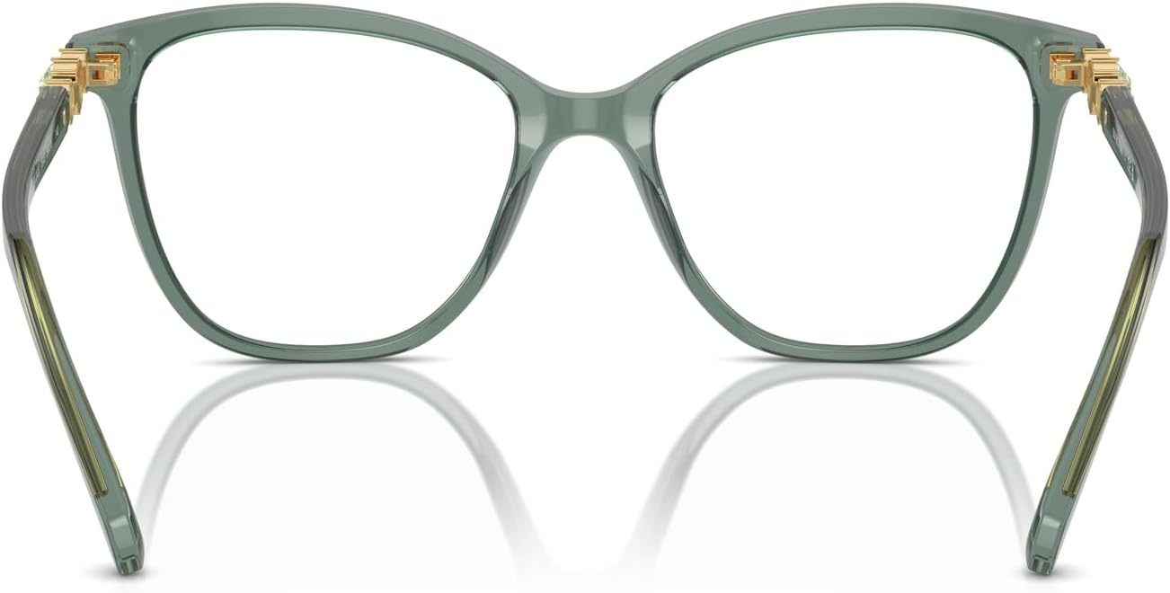 image:imageSwarovski womens Sk2020 Square Prescription Eyewear FramesTransparent GreenDemo Lens