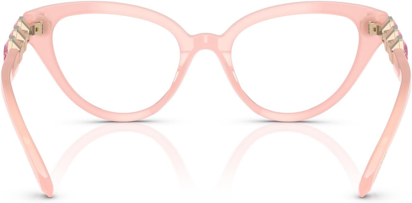 image:imageSwarovski womens Sk2028 Cat Eye Prescription Eyewear FramesMilky PinkDemo Lens