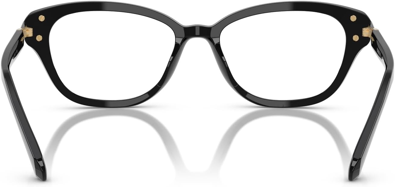 image:imageSwarovski womens Sk2032 Square Prescription Eyewear FramesBlackDemo Lens