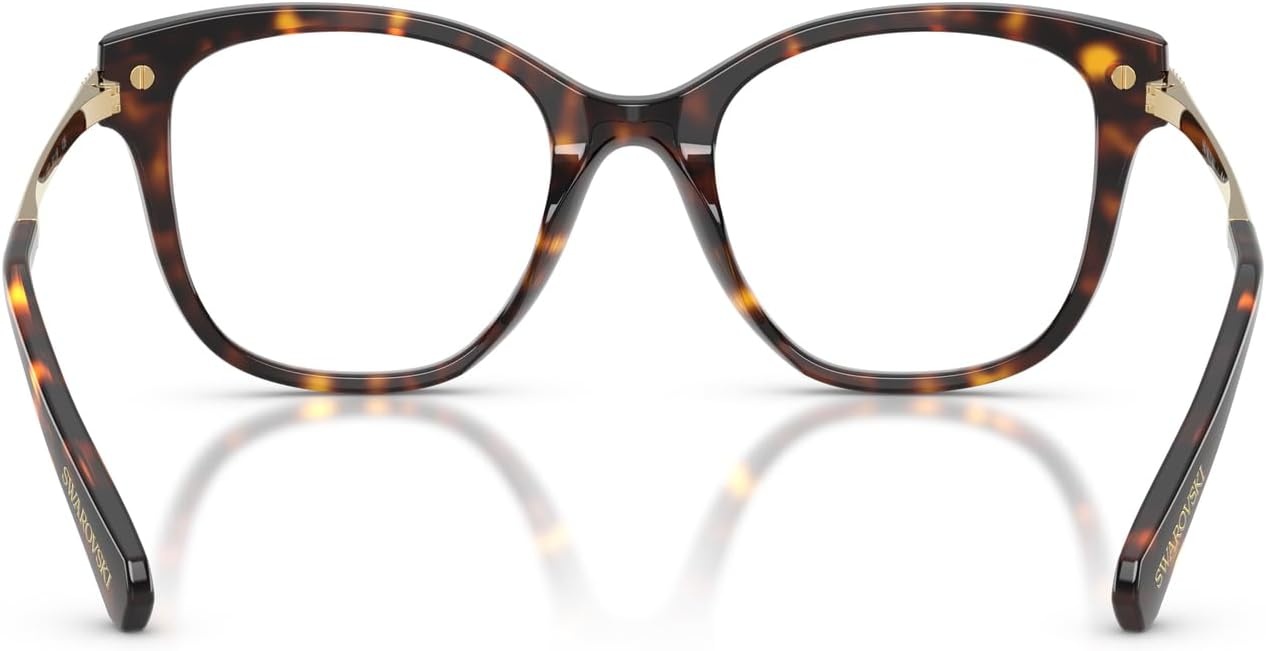 image:imageSwarovski womens Sk2044 Square Prescription Eyewear FramesHavanaDemo Lens
