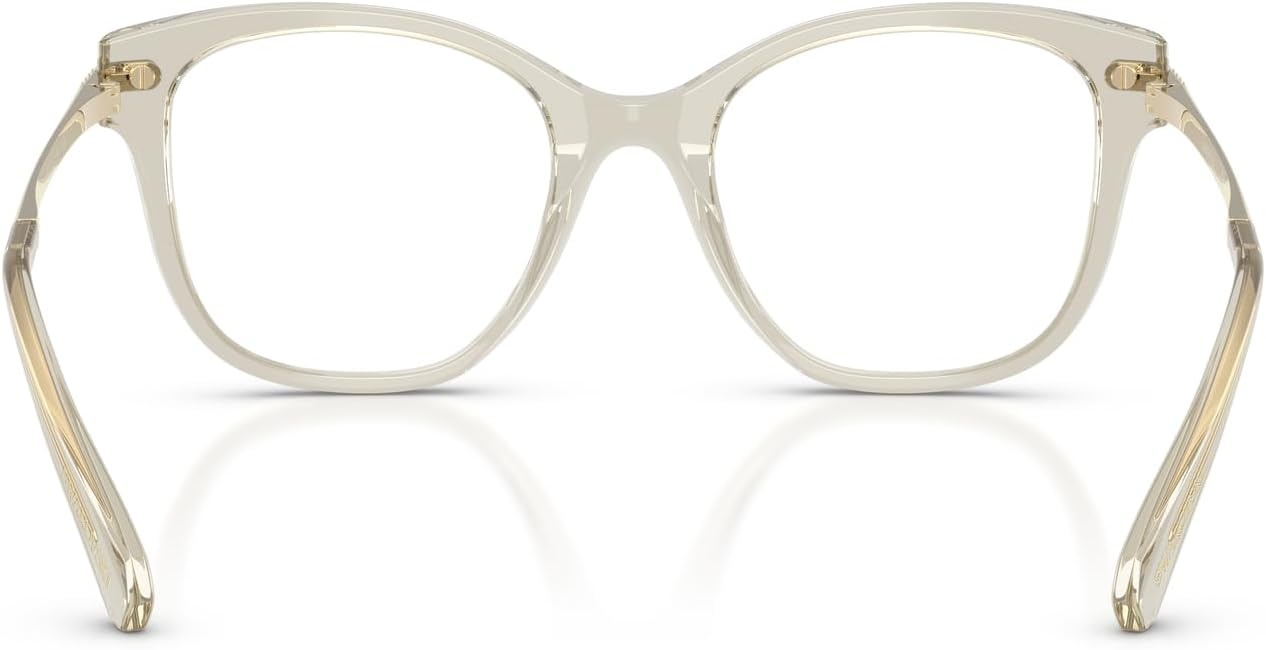 image:imageSwarovski womens Sk2044 Square Prescription Eyewear FramesTransparent BeigeDemo Lens